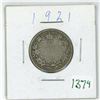 Image 1 : 1921 Canadian silver 25 cent coin
