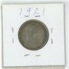 Image 2 : 1921 Canadian silver 25 cent coin