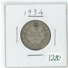 Image 1 : 1934 Canadian silver 25 cent coin