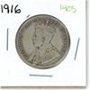 Image 1 : 1916 Canadian Silver Fifty Cent Coin