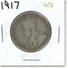 Image 1 : 1917 Canadian Silver Fifty Cent Coin