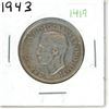 Image 1 : 1943 Canadian Silver Fifty Cent Coin