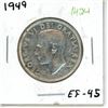 Image 1 : 1949 Canadian Silver Fifty Cent Coin