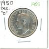 Image 1 : 1950 Canadian Silver Fifty Cent Coin