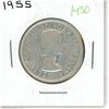 Image 1 : 1955 Canadian Silver Fifty Cent Coin