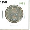 Image 1 : 1958 Canadian Silver Fifty Cent Coin