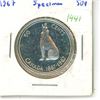 Image 1 : 1967 Canadian Silver Fifty Cent Coin; Specimen