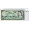Image 1 : 1954 Canadian One Dollar Bill, Lawson/Bouey, Z/F 566436