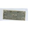 Image 2 : 1862 Confederate Twenty Dollars