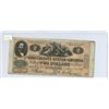 Image 1 : 1862 Confederate Two Dollars