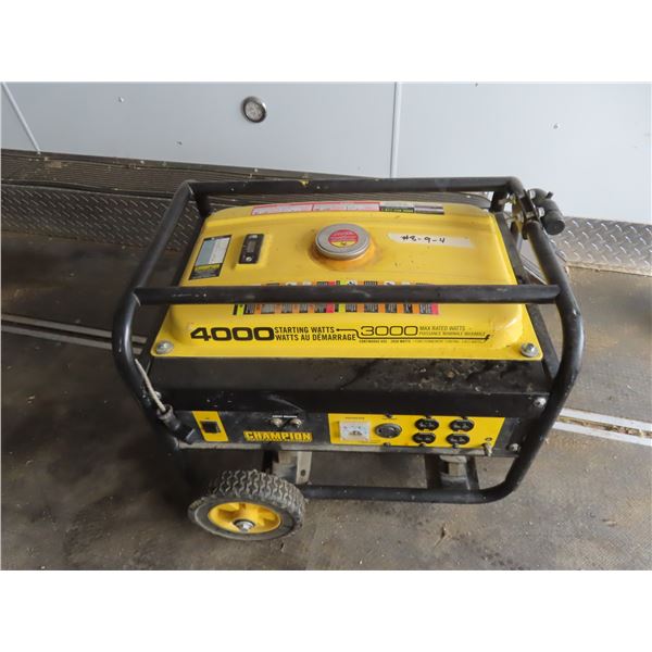 champion 4000w gas generator 196cc engine