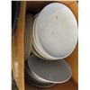 Image 3 : pallet of restraunt quality plates , saucers , bowls , and cups