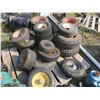 Image 2 : pallet of lawn tractor tires