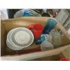 Image 2 : box of glass cups and plates