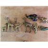 Image 1 : brass giraffes , elephants , alligator clip