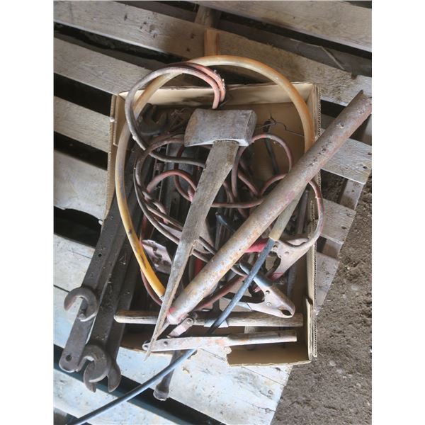 box of assorted steel