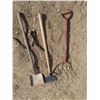 Image 2 : pitch fork , shovel , scraper