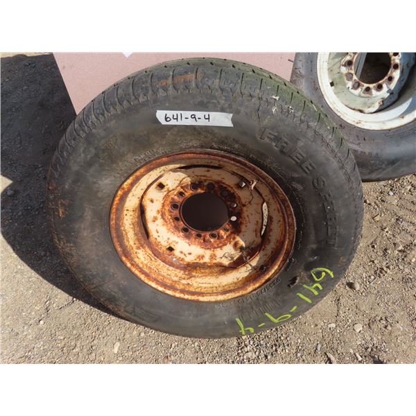 P235-75-R15 tire on rim