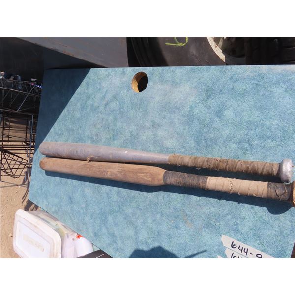 2 vintage baseball bats