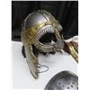 Image 2 : chainlink suit of armor , roman and spanish helmets reproduction made in india