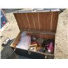 Image 1 : storage chest with household items