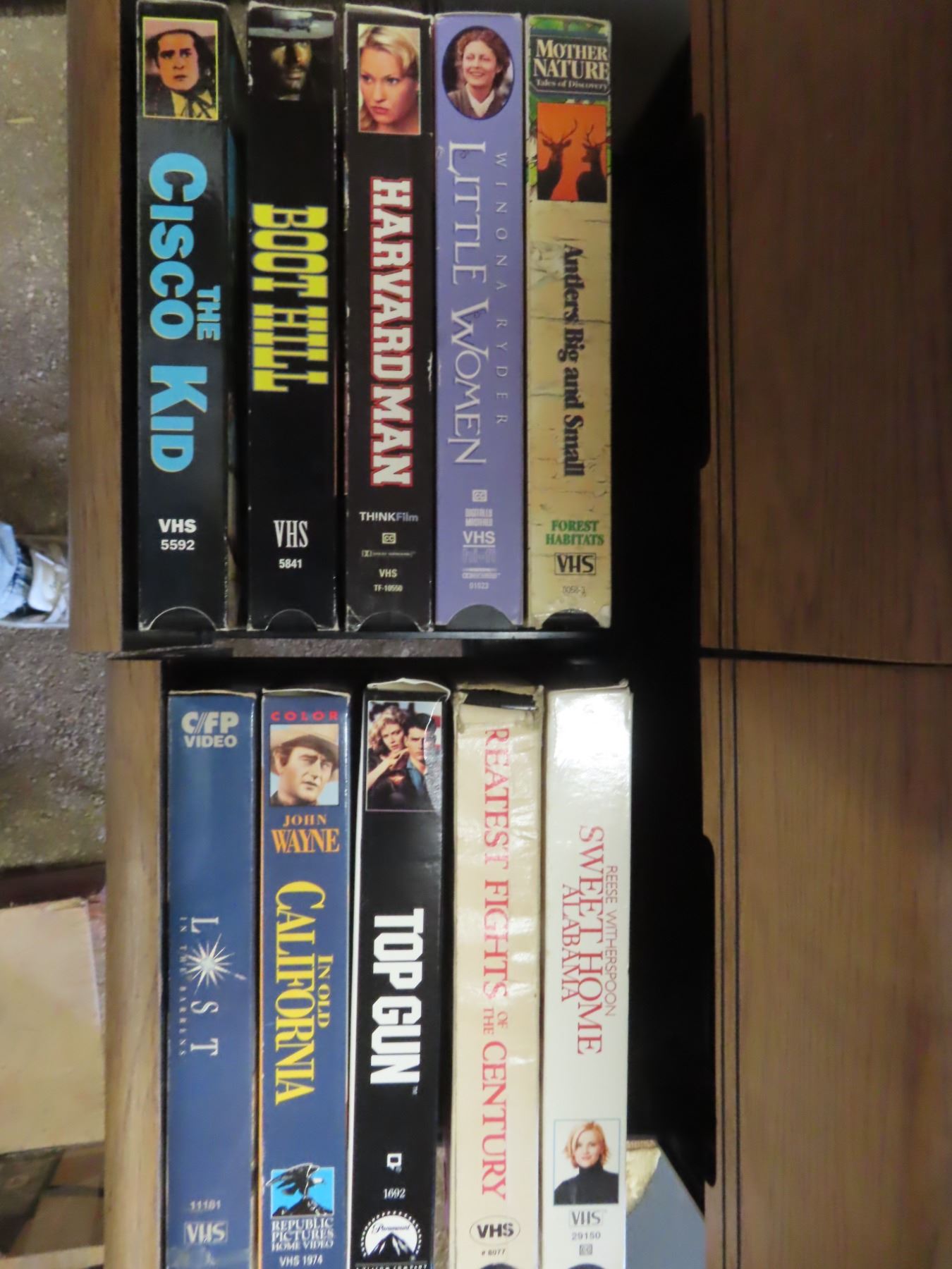 Vhs Collection Storage Display stackable vhs storage with collection of VHS movies / series - Schmalz ...