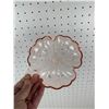 Image 1 : PINK DEPRESSION GLASS DISH