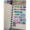 Image 8 : VINTAGE STAMP BINDER AND RELATED MANY STAMPS