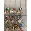 Image 5 : LOT OF VINTAGE CALGARY STAMPEDE PINS PLAZA NATIONS