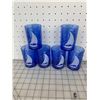 Image 1 : VINTAGE BLUE SAIL BOAT DRINKING GLASSES