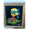 Image 3 : VINTAGE VELVET PAINTINGS