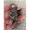 Image 3 : VINTAGE 1970S STERLING SILVER CHARM BRACELET AND MANY STERLING CHARMS
