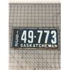 Image 1 : 1932 SASKATCHEWAN LICENSE PLATE