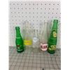 Image 1 : VINTAGE SODA POP BOTTLES DREWRYS KIK NUGRAPE ETC