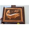 Image 1 : Copper vintage trout picture