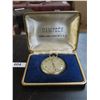 Image 1 : Vintage hampden 17J, 42mm pocket watch in presentation case, runs fine