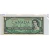 Image 1 : 1954 $1 Modified Replacement note. Beattie-Rasminsky signatures. *A/A Replacement Prefix. BC-37bA. V