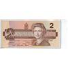 Image 2 : 1986 $2 Replacement note. Thiessen-Crow signatures. BRC Prefix. BC-55b. AU-50.