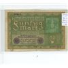 Image 1 : Germany - Weimar Republic. 1919 50 Mark Reichsbanknote. VF.