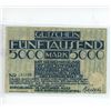 Image 2 : Germany – Notgeld (Necessity Money). Siegburg. 1922 5000 Mark. VF+.