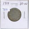 Image 1 : 1919 Canadian Silver 25 Cents. VG-10.
