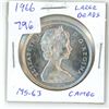 Image 1 : 1966 Large Beads Canadian Silver Dollar. MS-63 with Cameo.