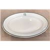 Image 1 : Large Grindley Hotel Ware serving platter. 16 1/2"x12".England. No chips, cracks or discoloration.