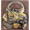 Image 3 : Vintage Murano style art glass figural 11" purse sculpture.  In very good original condition with no