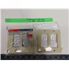 Image 1 : (New) 1 Leviton #KSI-PI262-001 Ivory Wall Oversized & 1 RSI-E0409-1 STD WallPlate - Ivory