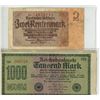 Image 1 : 2 German Reichsmark Bills
