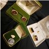 Image 2 : vintage cuff links (3) and 14k gold tie pin (dime for reference)