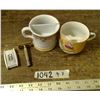 Image 1 : Shavingcup & mustache cup complete with razor and blades