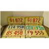 Image 2 : lot of 10 - 1970's Saskatchewan License plates