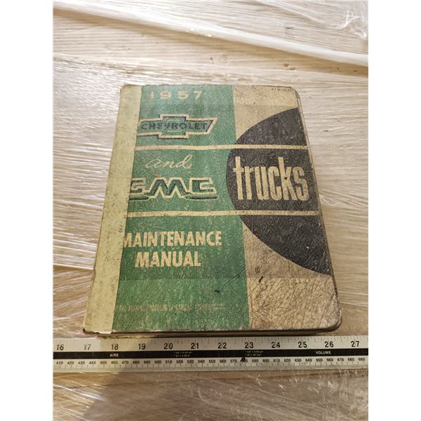 1957 Vintage Chevrolet & GMC trucks manual